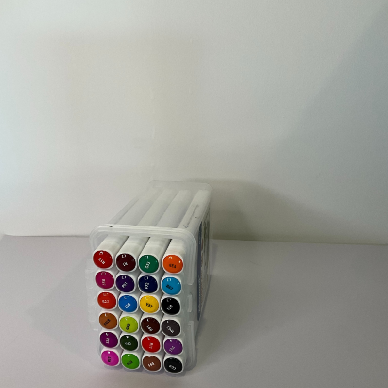 Alsuomi – Marcadores Álcool Dupla Ponta (24 · 36 · 48 · 60 cores)