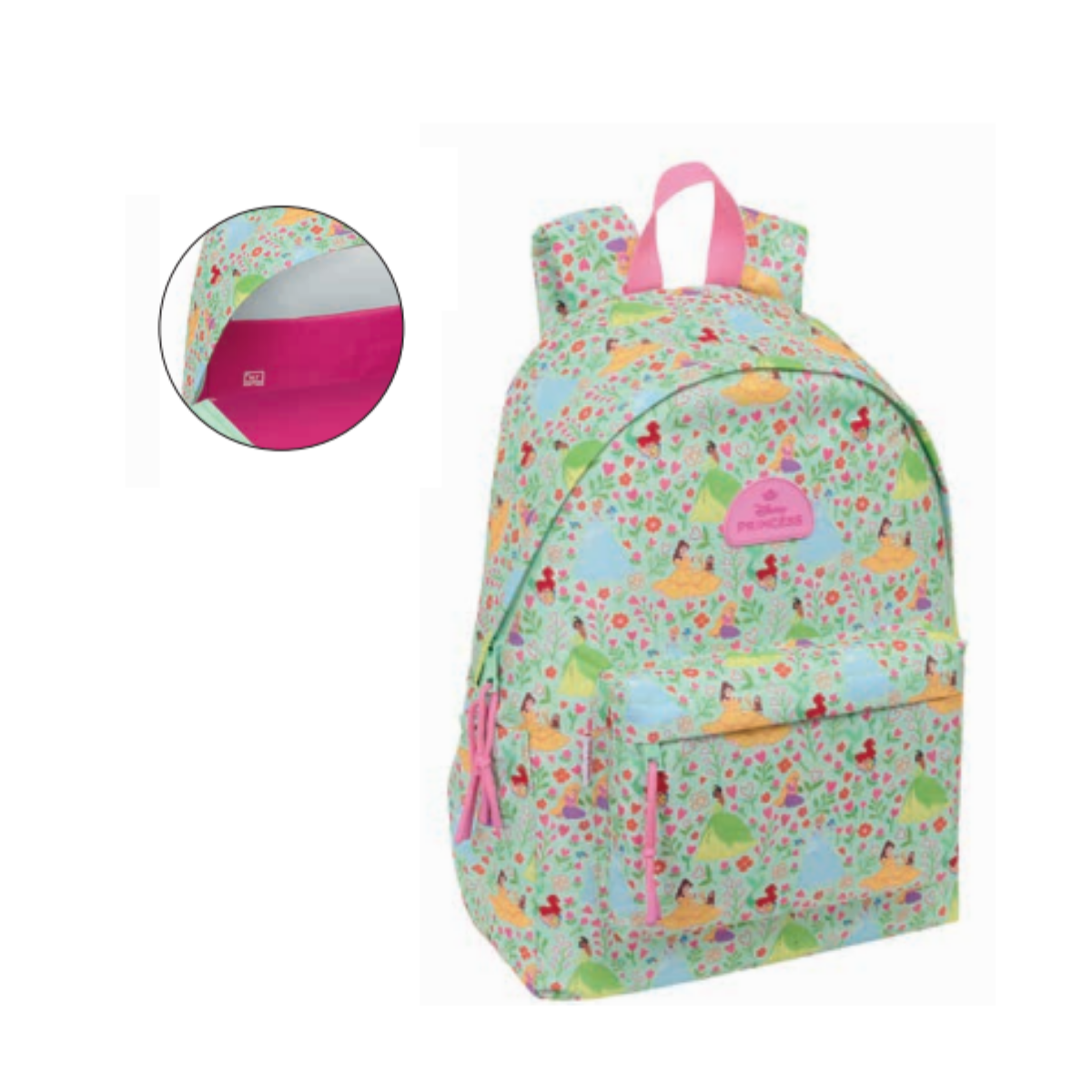 Mochila para Portátil 14,1" – Disney Princess Bloom - Image 2