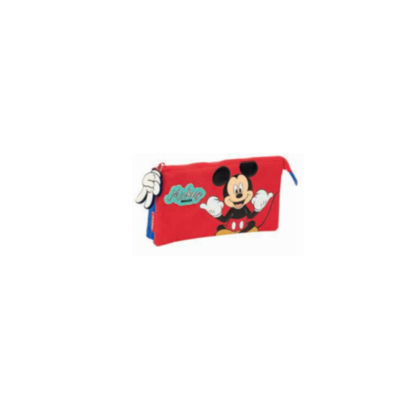 215 Estojo Triplo Mickey Mouse