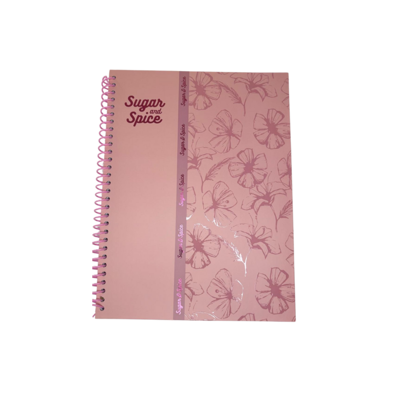 Caderno Espiral Sugar and Spice – A4 – 80 Folhas - Pautado