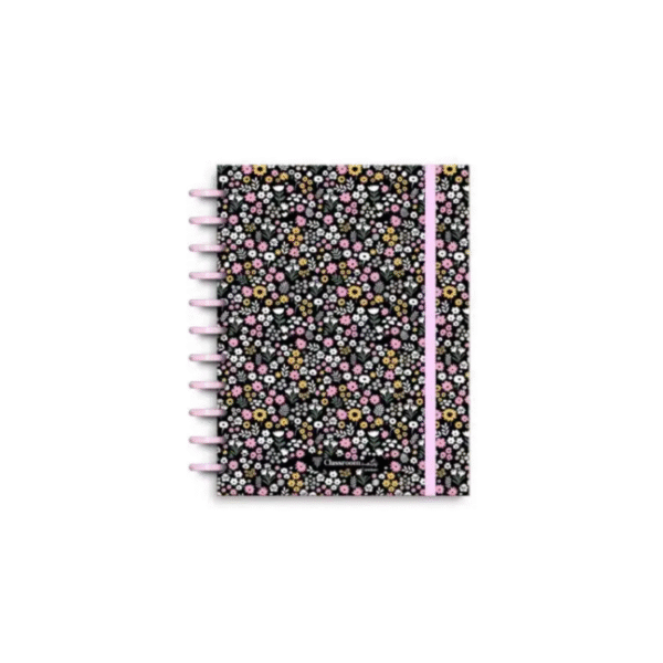 Caderno EcoSmart A4 Floral com Discos Removíveis