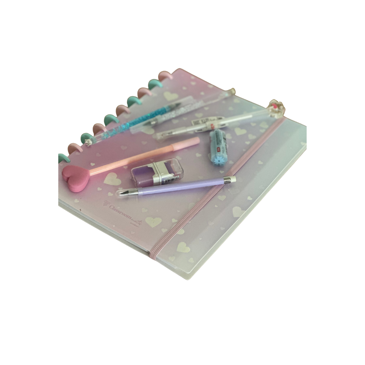 Caderno EcoSmart A4 Corações Pastel - Image 3