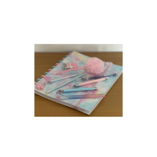 Caderno EcoSmart A4 Estrelas Pastel