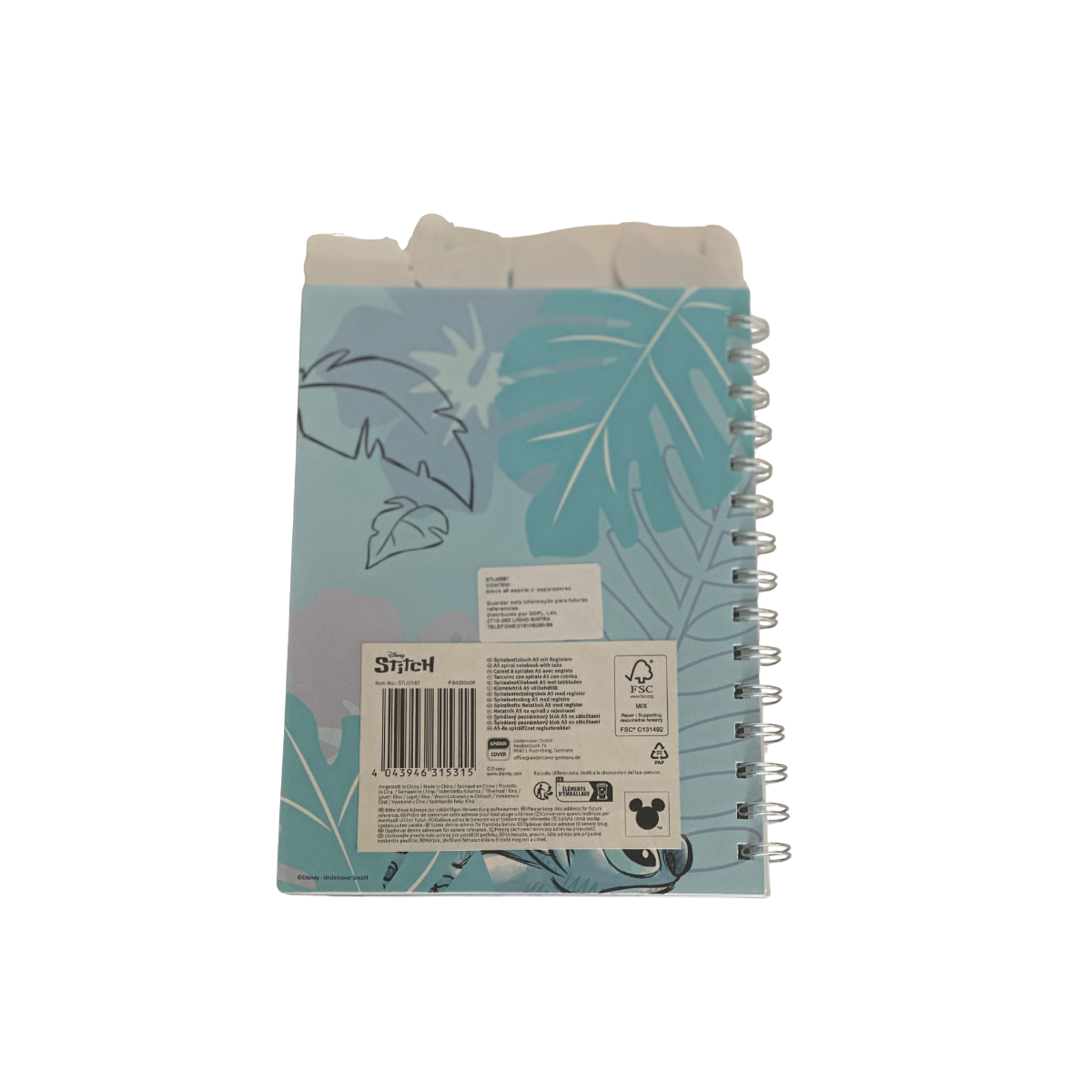 Caderno A5 Stitch com Separadores - Image 4