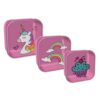 Diapositivo1-1 Conjunto 3 Caixas de Lanche Unicorn
