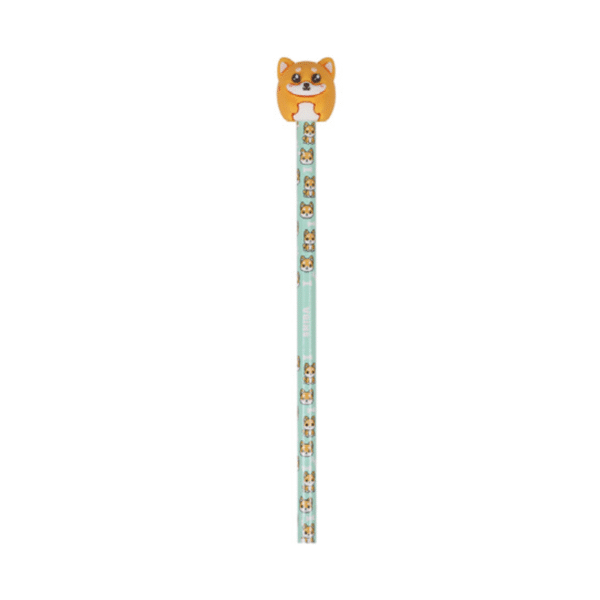 16 Lápis Shiba 3D