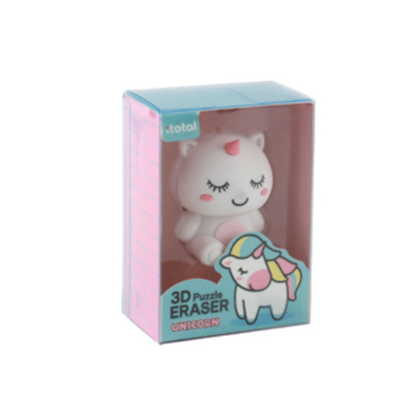 Borracha Puzzle 3D Grande iTotal Unicórnio
