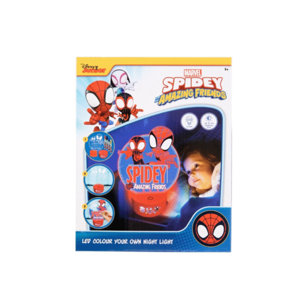 Design sem nome Luz LED para Pintar – Spidey and His Amazing Friends