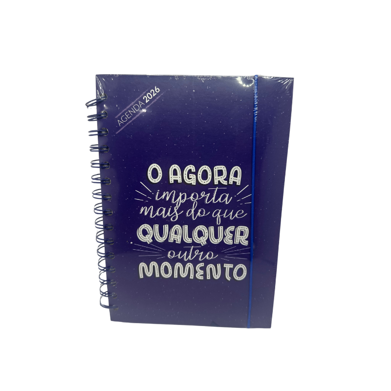Agenda Diária 2026 – “O Agora Importa Mais do que Qualquer Outro Momento