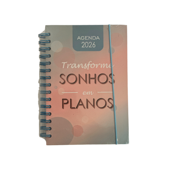 Agenda Diária 2026 – “Transforme Sonhos em Planos”