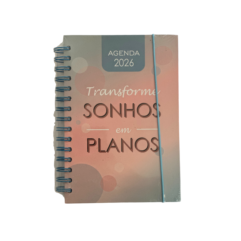Agenda Diária 2026 – “Transforme Sonhos em Planos”