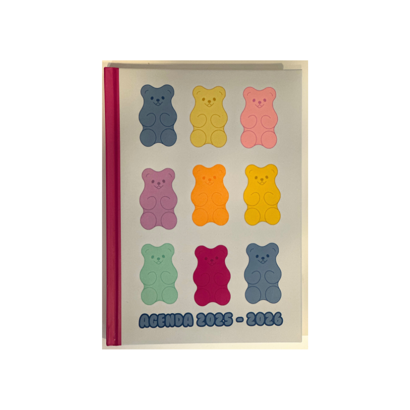 Agenda Escolar 2025/2026 – Ursinhos Coloridos