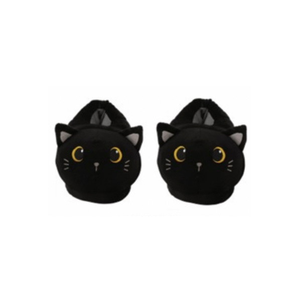 Design sem nome (8) Pantufas Gato Preto iTOTAL