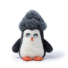 Afro Hair Penguin – Peluche 18 cm