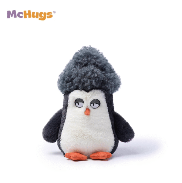 Afro Hair Penguin – Peluche 18 cm