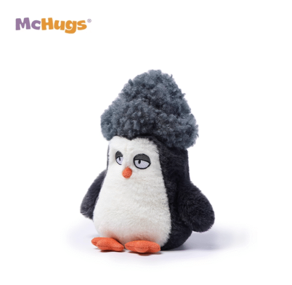Afro Hair Penguin – Peluche 18 cm